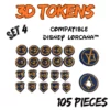 Jetons 3D Disney Lorcana™ (Set 4)