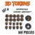 Jetons 3D Disney Lorcana™ (Set 4)