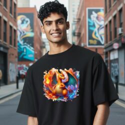 T-Shirt Dracaufeu