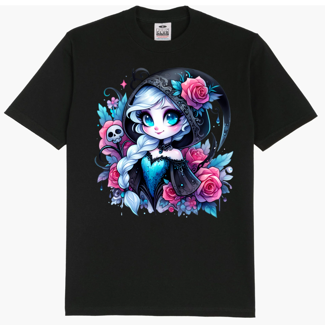 Elsa Goth T-Shirt Elsa Gothique