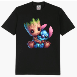 Groot & Stitch T-Shirt Stitch & Groot