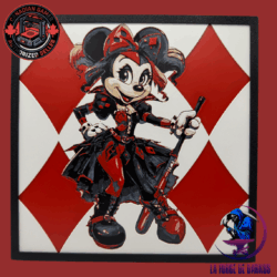 Minnie Harley Minnie façon Harley Quinn